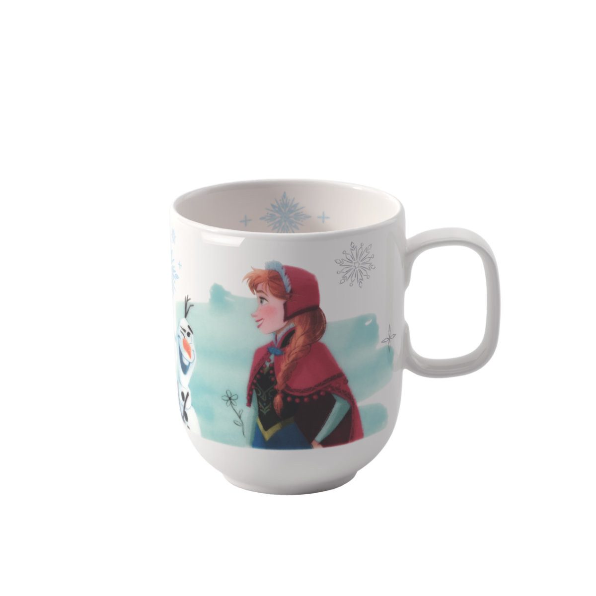Villeroy & Boch Kindergeschirr-Set Disney Frozen, Edelstahl, Porzellan, 7-tlg.