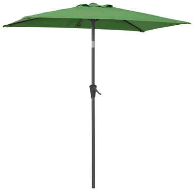 garten gut Sonnenschirm, LxB: 120x190 cm, abknickbar, ohne Schirmständer
