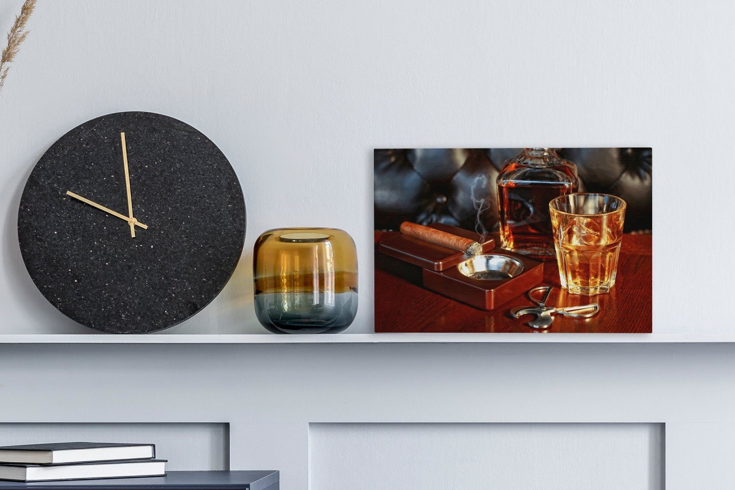OneMillionCanvasses® Leinwandbild Whiskey - Flasche - günstig online kaufen