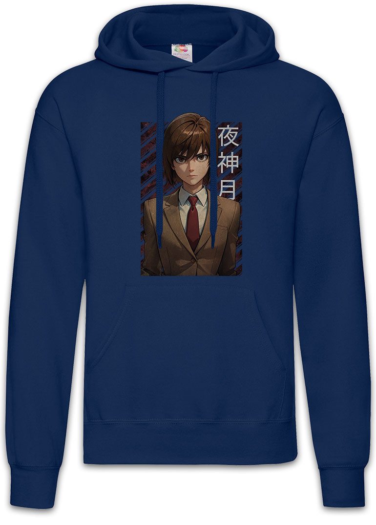 Hoodie Death Note Light Yagami Herren Hoodie Light Note Kira Yagami L Sign