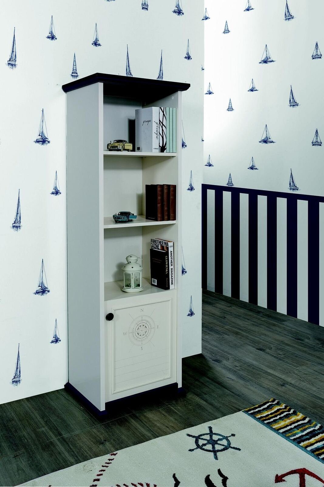 Jugendzimmer Neu, JVmoebel Made Regal Bücherregal Weiß Europe für Schrank Kinderzimmer Bücherschrank In