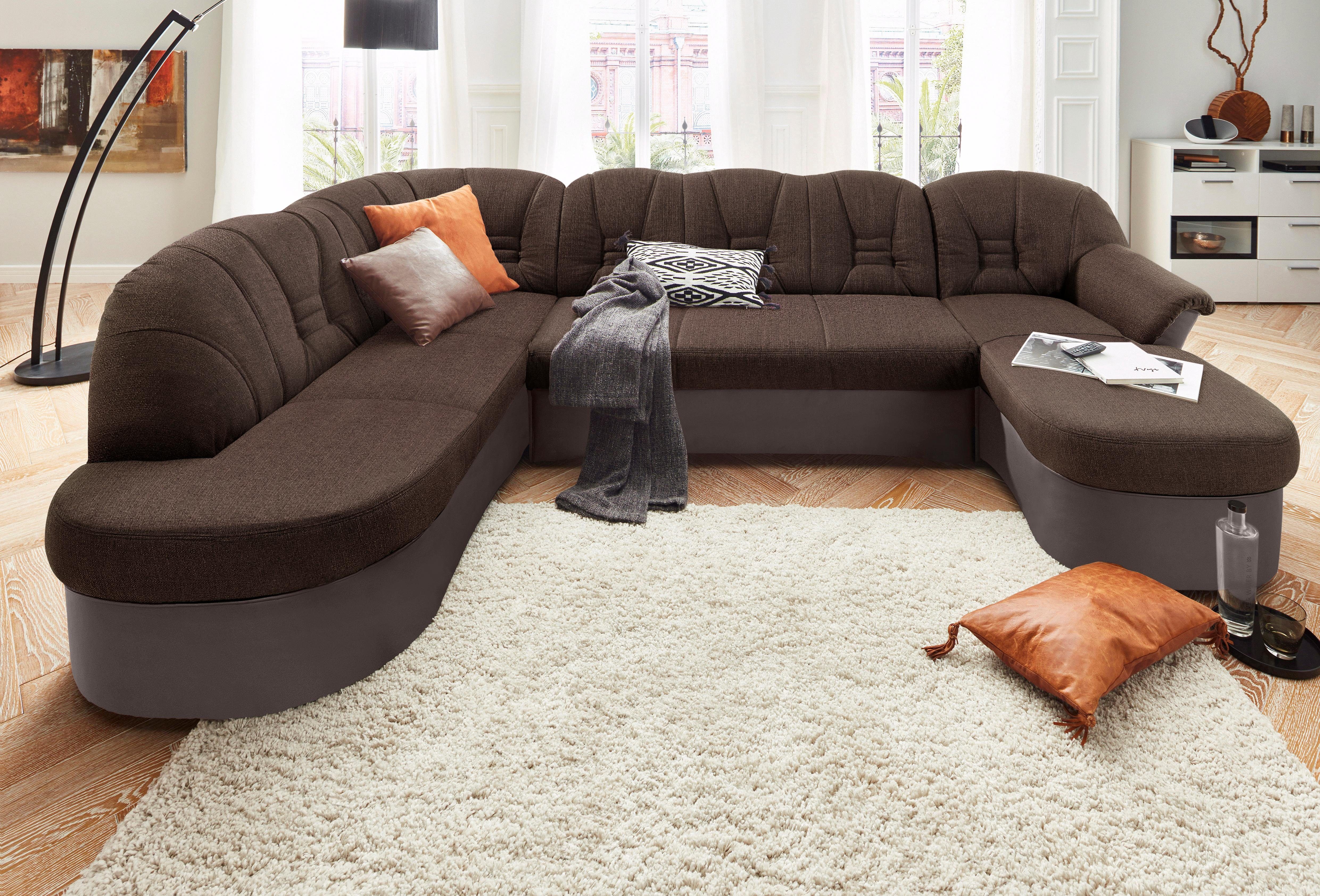 DOMO collection Wohnlandschaft Elva, zeitlose Formensprache, günstig online kaufen