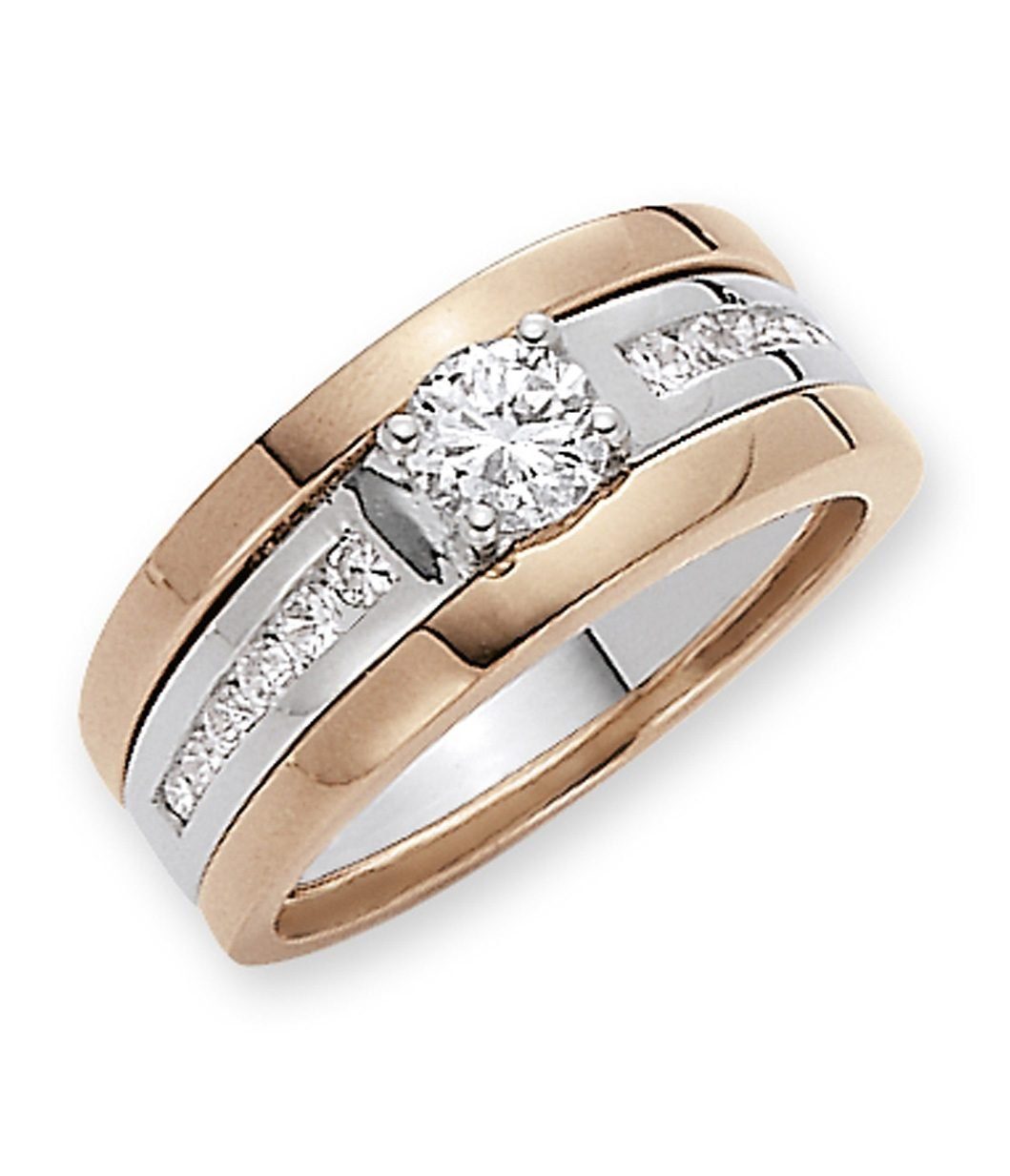 Firetti Ring-Set Multipack Schmuck Geschenk Silber 925 Fingerringe (Set, 3-tlg), mit Zirkonia (synth)