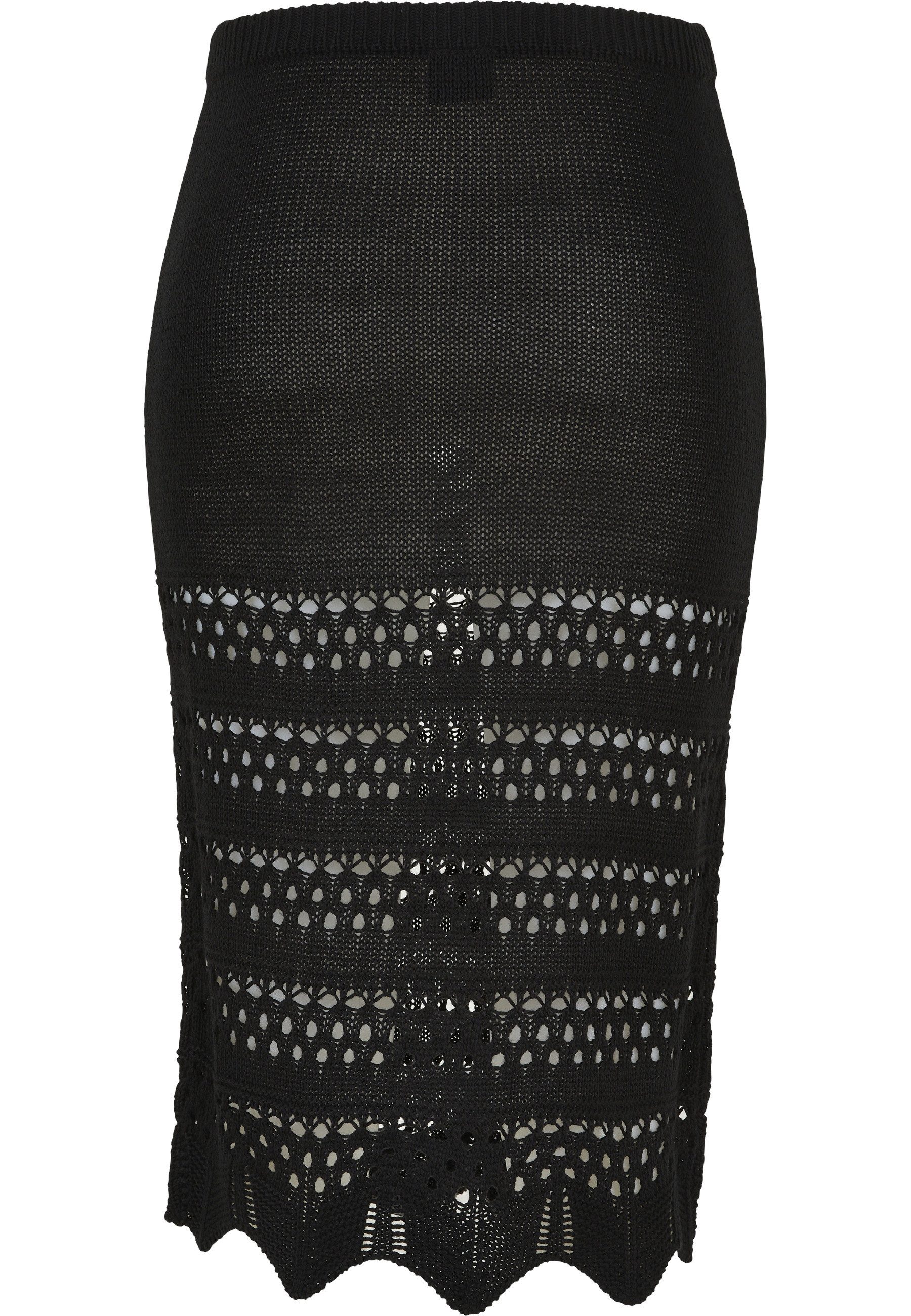 URBAN CLASSICS Sommerrock Urban Classics Damen Ladies 3/4 Crochet Knit Skirt (1-tlg)