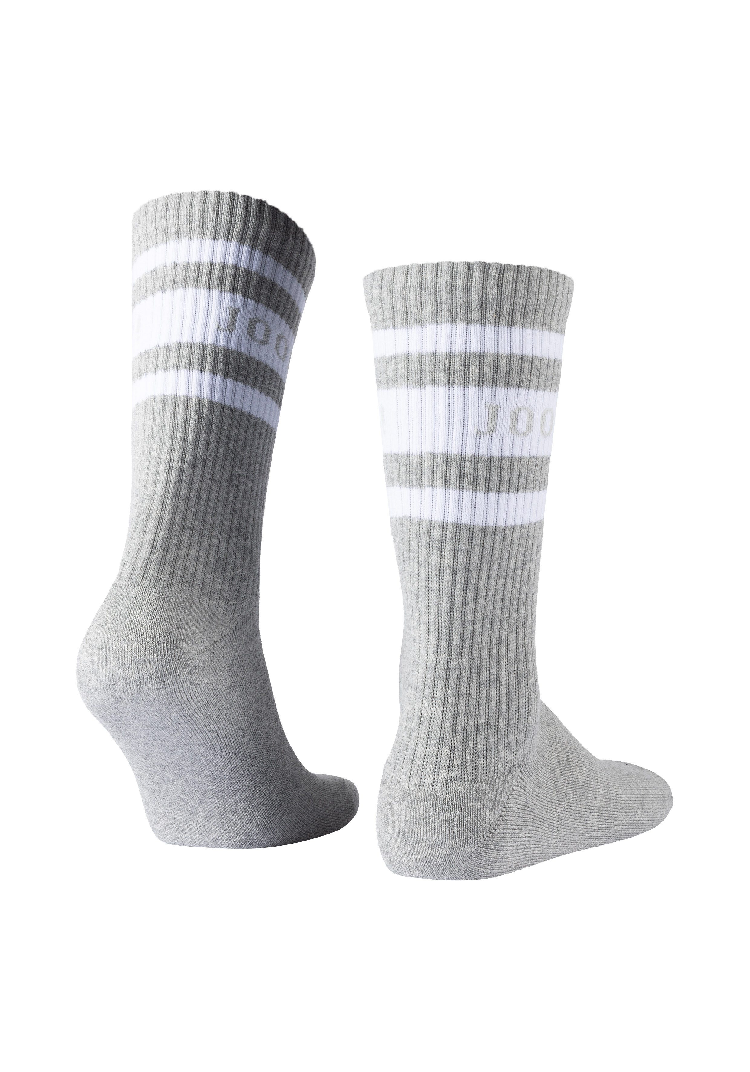 JOOP! Tennissocken premium essentials (2 Paar) am Bund mit Logoschriftzug