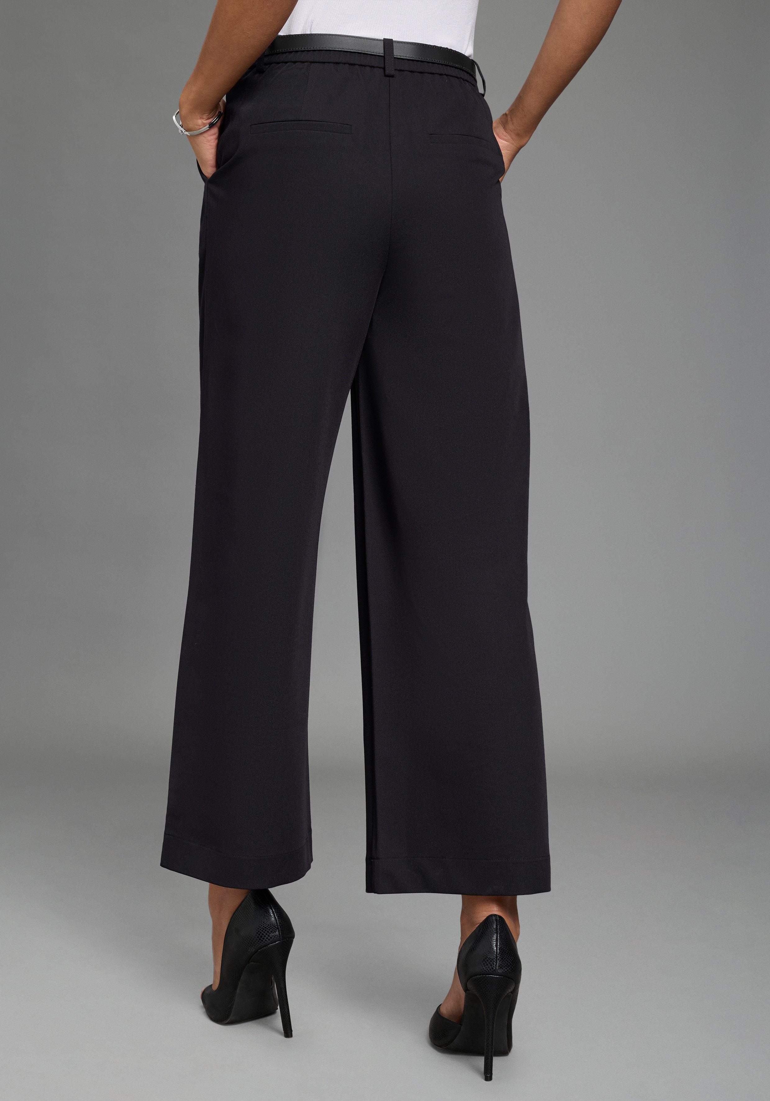 Laura Scott Bundfaltenhose mit weitem Bein günstig online kaufen