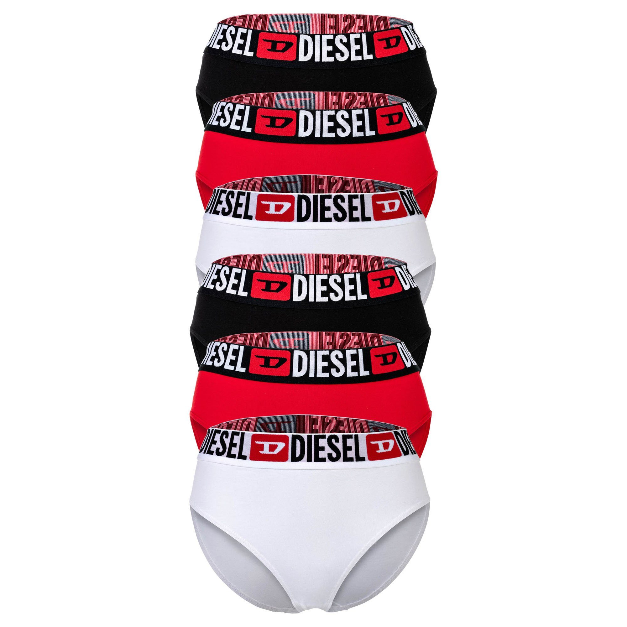 Diesel Slip Damen Slip 6er Pack Baumwolle SAM-D-CORE-6PACK (Packung, 6er Pack)
