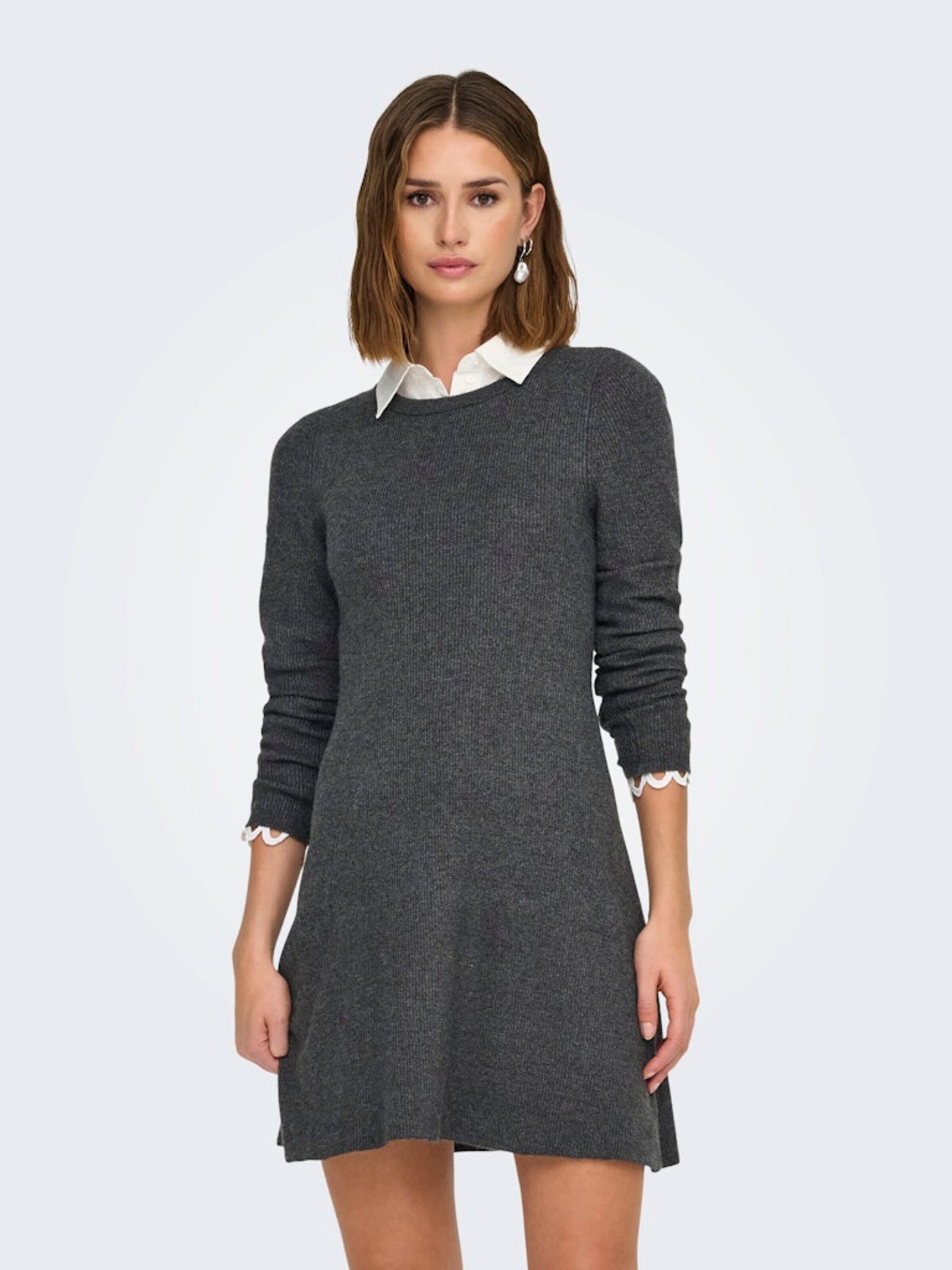 ONLY Midikleid (1-tlg) Plain/ohne Details