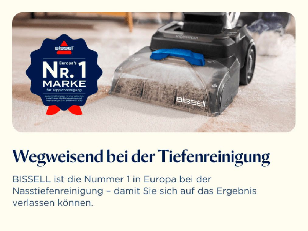 Bissell Teppichreinigungsgerät PowerWash Hydrosteam, 1400 W, beutellos