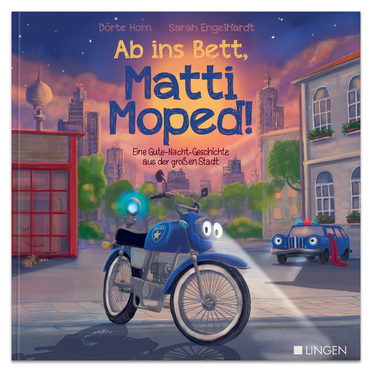Ab ins Bett, Matti Moped! - Eine Gute-Nacht-Geschichte aus der großen / Dörte Horn, Kinderbuch zum Vorlesen für Kinder ab 3 Jahren