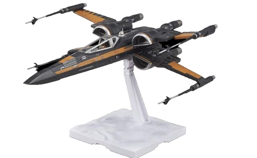 Bandai Modellbausatz Star Wars Modellbausatz 1/72 Poe's X-Wing Fighter 17 cm