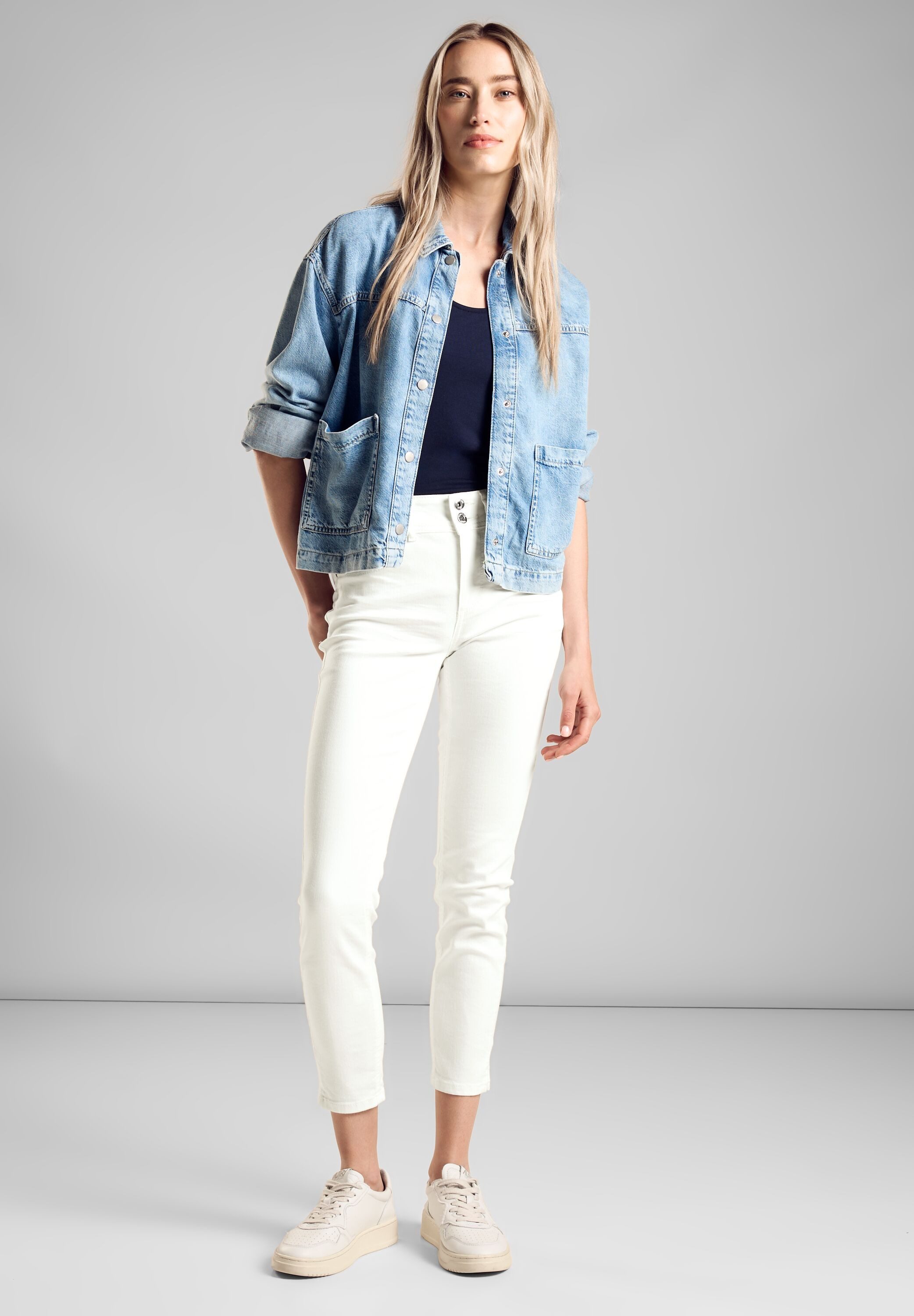 STREET ONE Slim-fit-Jeans High Waist