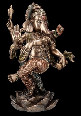 Figuren Shop GmbH Dekofigur Ganesha Figur XL - Hinduistischer Gott tanzend - Mythologie Dekofigur