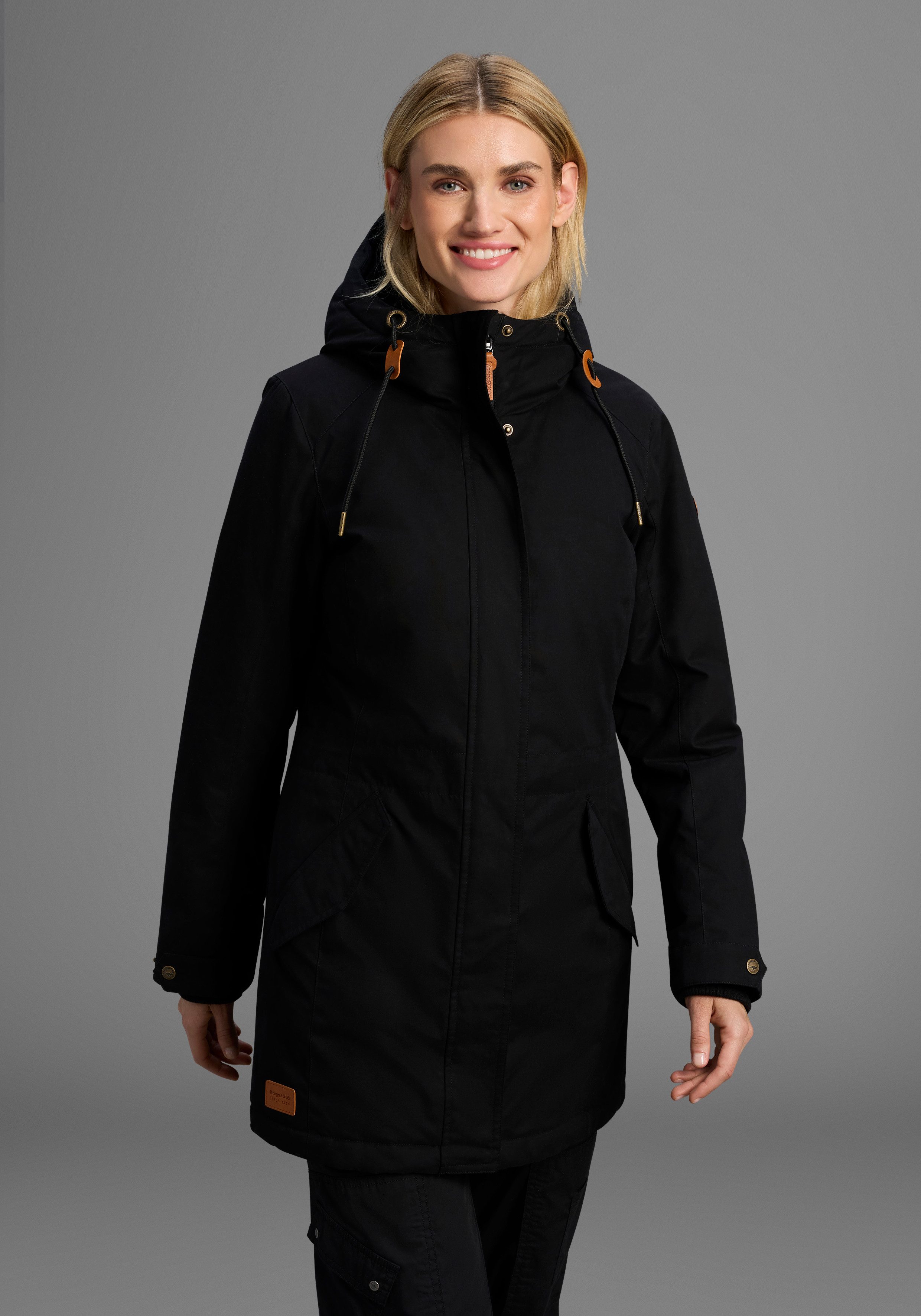 KangaROOS Parka mit Teddy Fellimitat gefüttert, Winterjacke – Bild 2 von 5