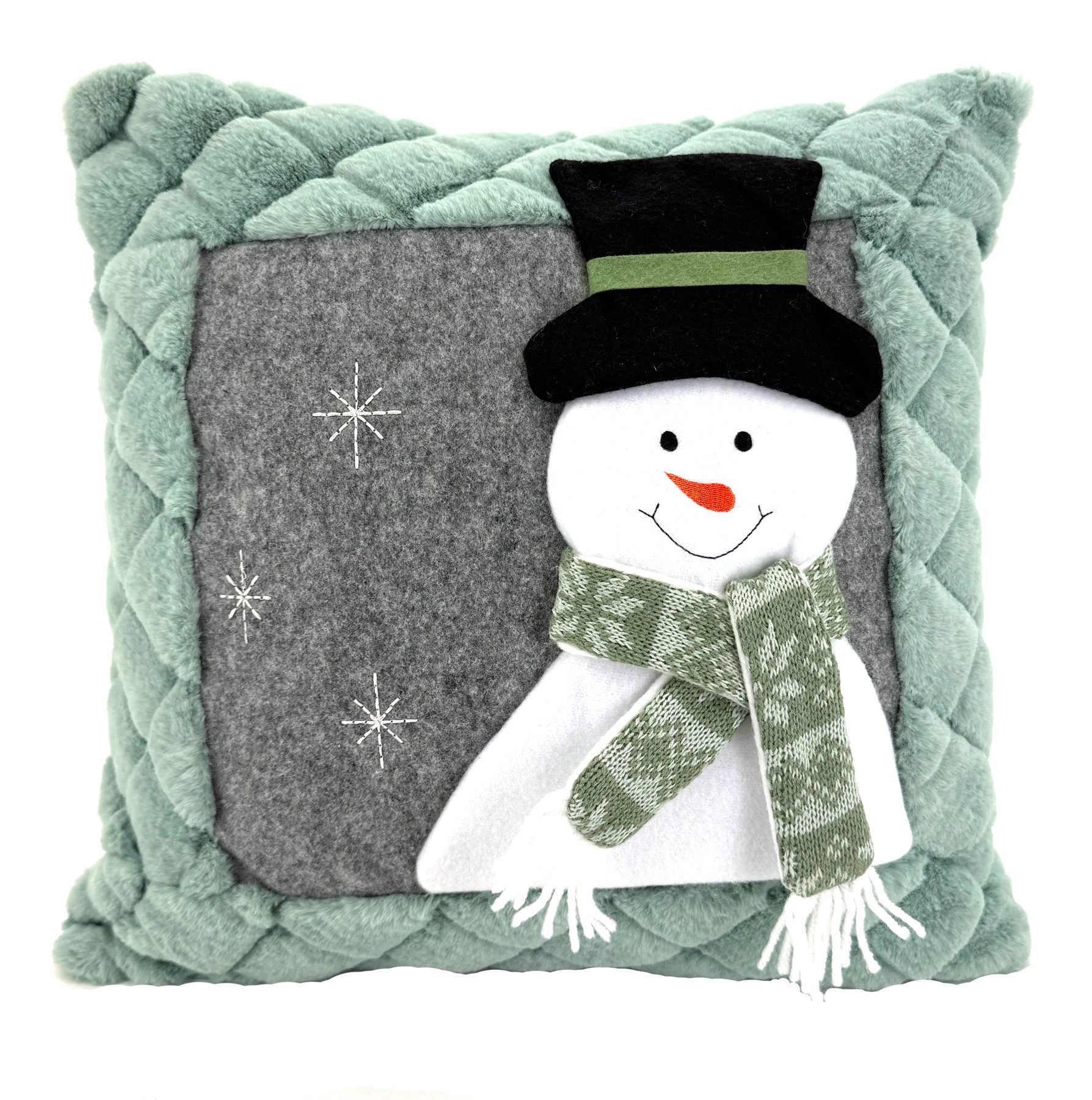 heimtexland Dekokissen Deko Kissenhülle Strick Kissen Bezug Applikation, sü günstig online kaufen