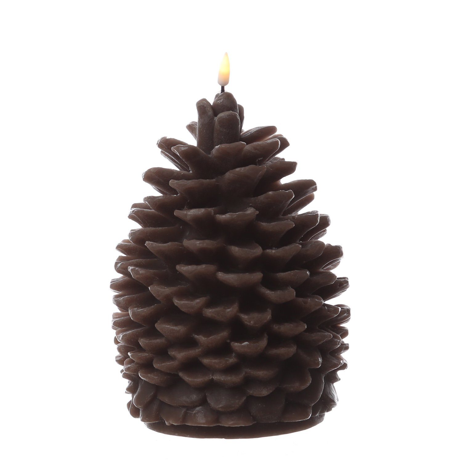 Deluxe Homeart LED-Kerze Zapfen Deluxe Homeart Tannenzapfen Zapfenform Echt günstig online kaufen
