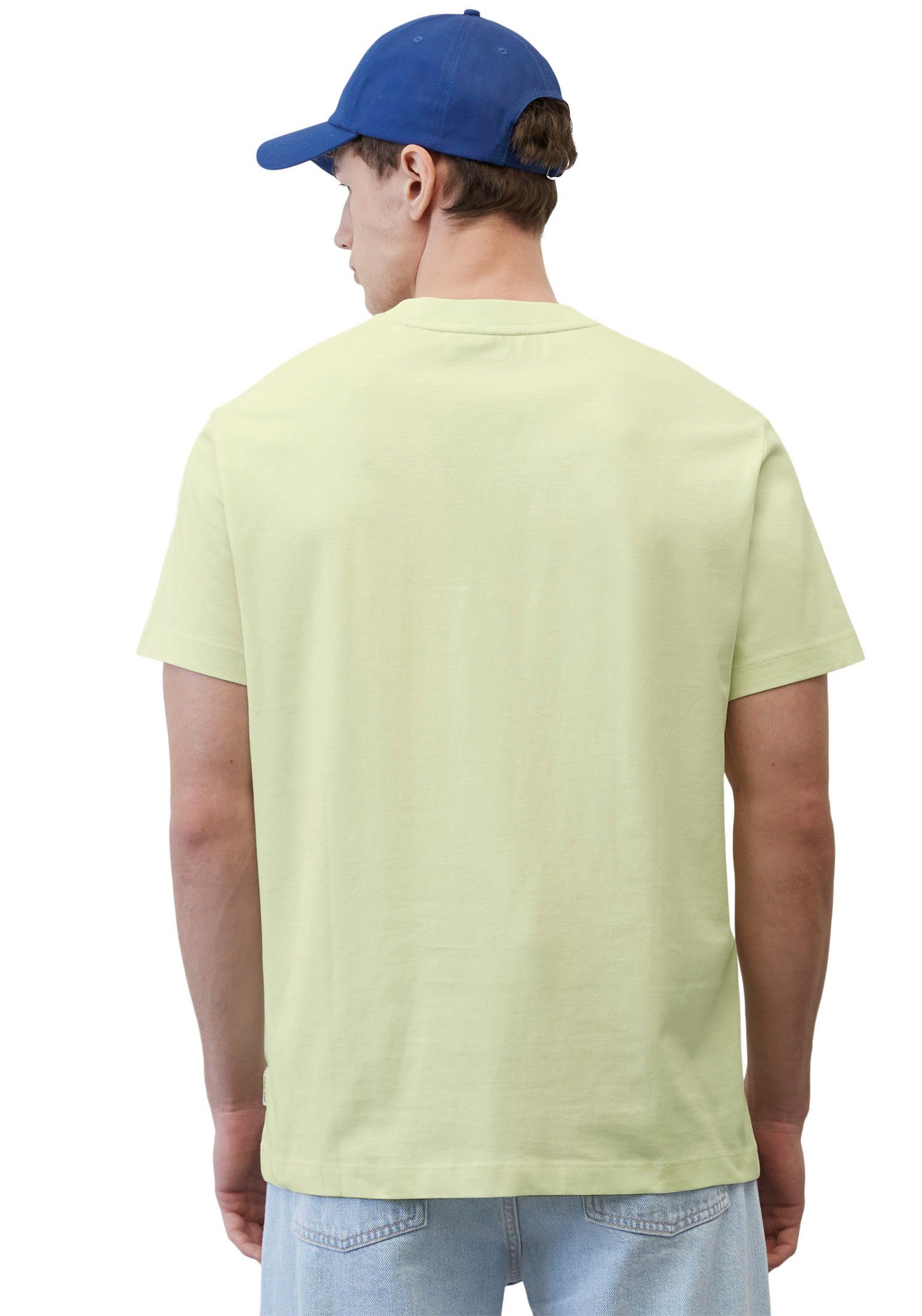 O'Polo Marc DENIM kleinem Logo-Druck lime T-Shirt mit