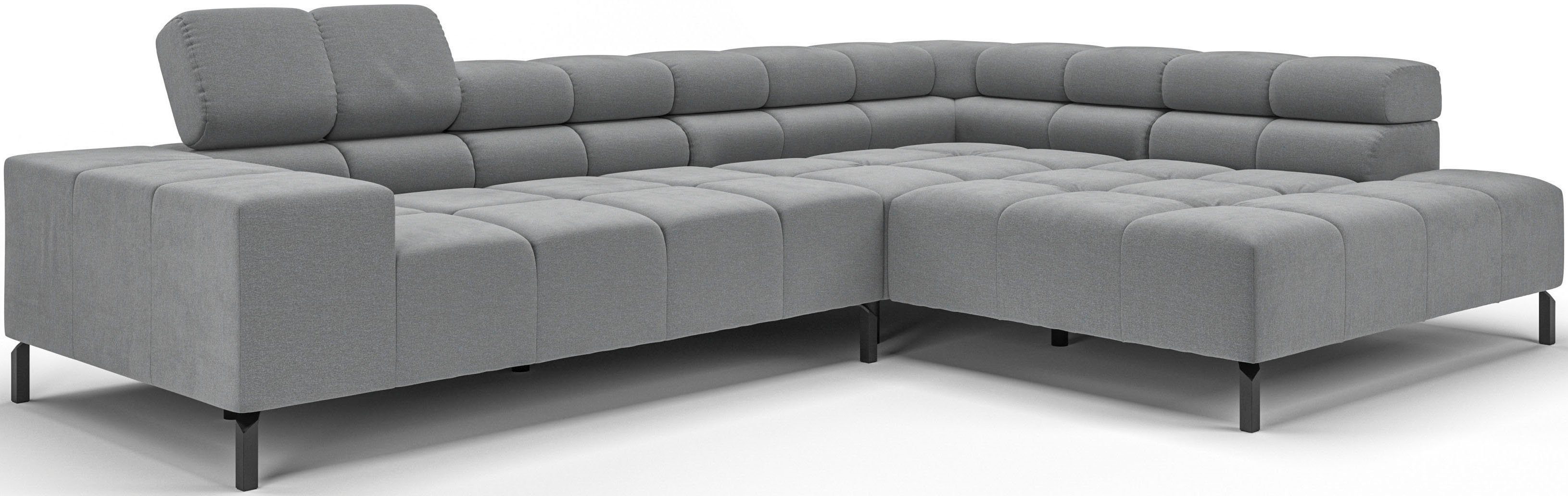 INOSIGN Ecksofa "Ancona New, wahlweise motorische Sitztiefenverstellung, au günstig online kaufen