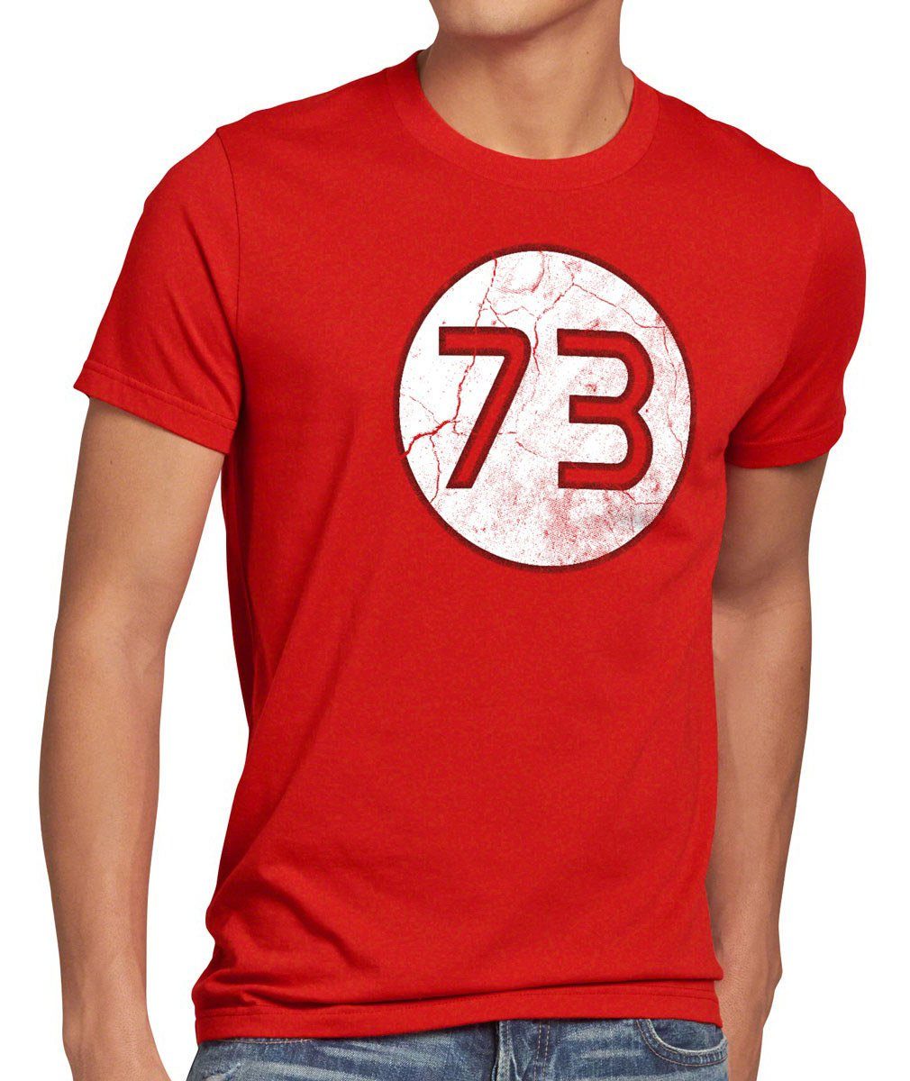 style3 T-Shirt 73 Sheldon Lieblingszahl the big bang theory sheldon cooper günstig online kaufen