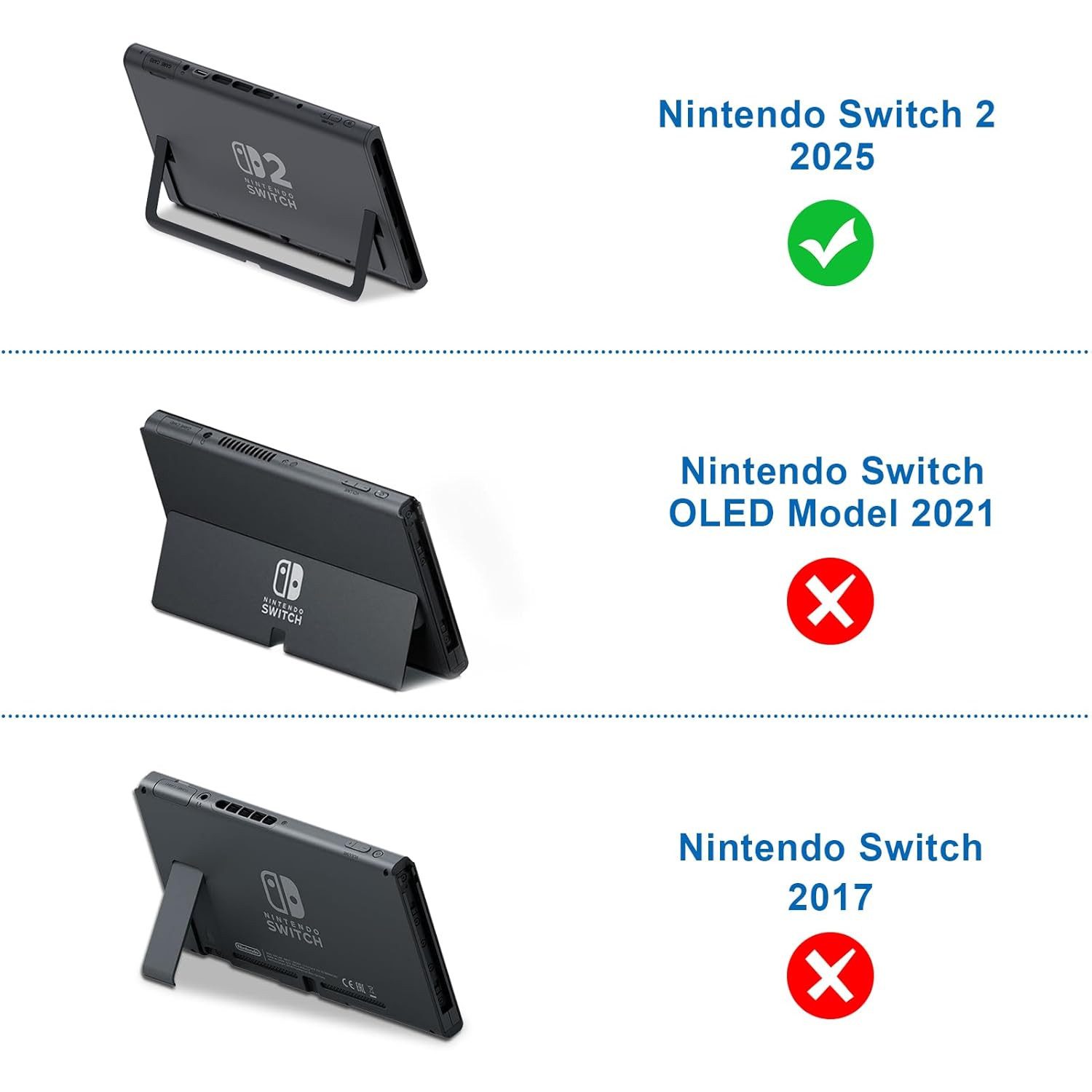 Fintie Nintendo-Schutzhülle Tasche mit 2 Panzerglas für Nintendo Switch 2(2025), 2-in-1 Zubehörset, mit 2 Stücke Schutzfolie, 1 Tragetasche mit großem Fassungsvermögen