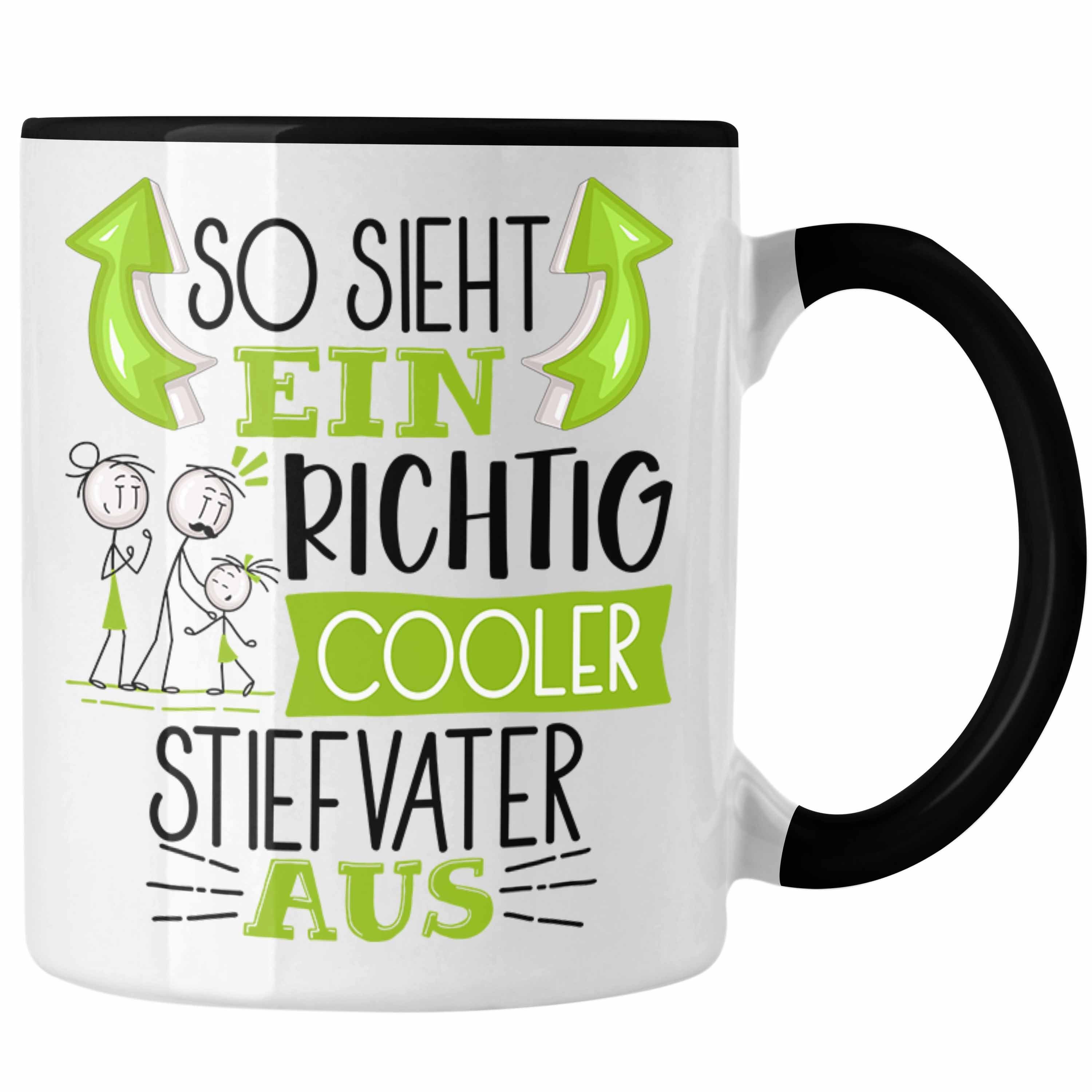 Stiefvater Geschenk Stiefvater RIchtig Trendation Aus Schwarz Ein Tasse So Tasse Sieht Cooler