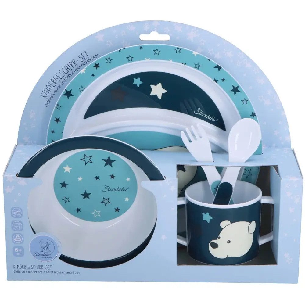 Sterntaler® Kuscheltier Sterntaler Kindergeschirr-Set Elia