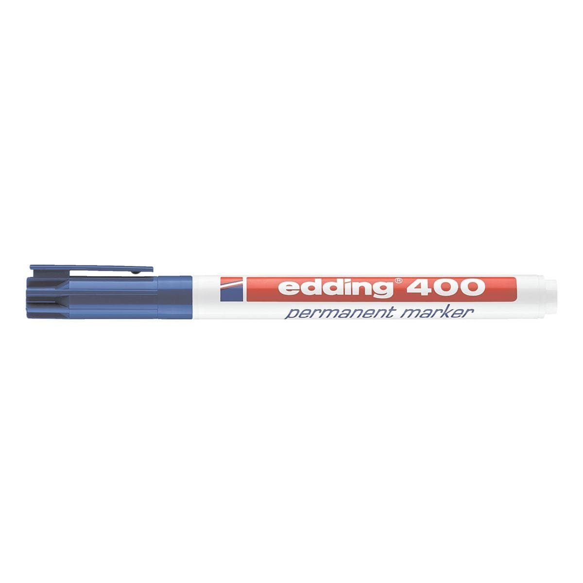 edding Permanentmarker 400, (1-tlg), schnelltrocknend blau