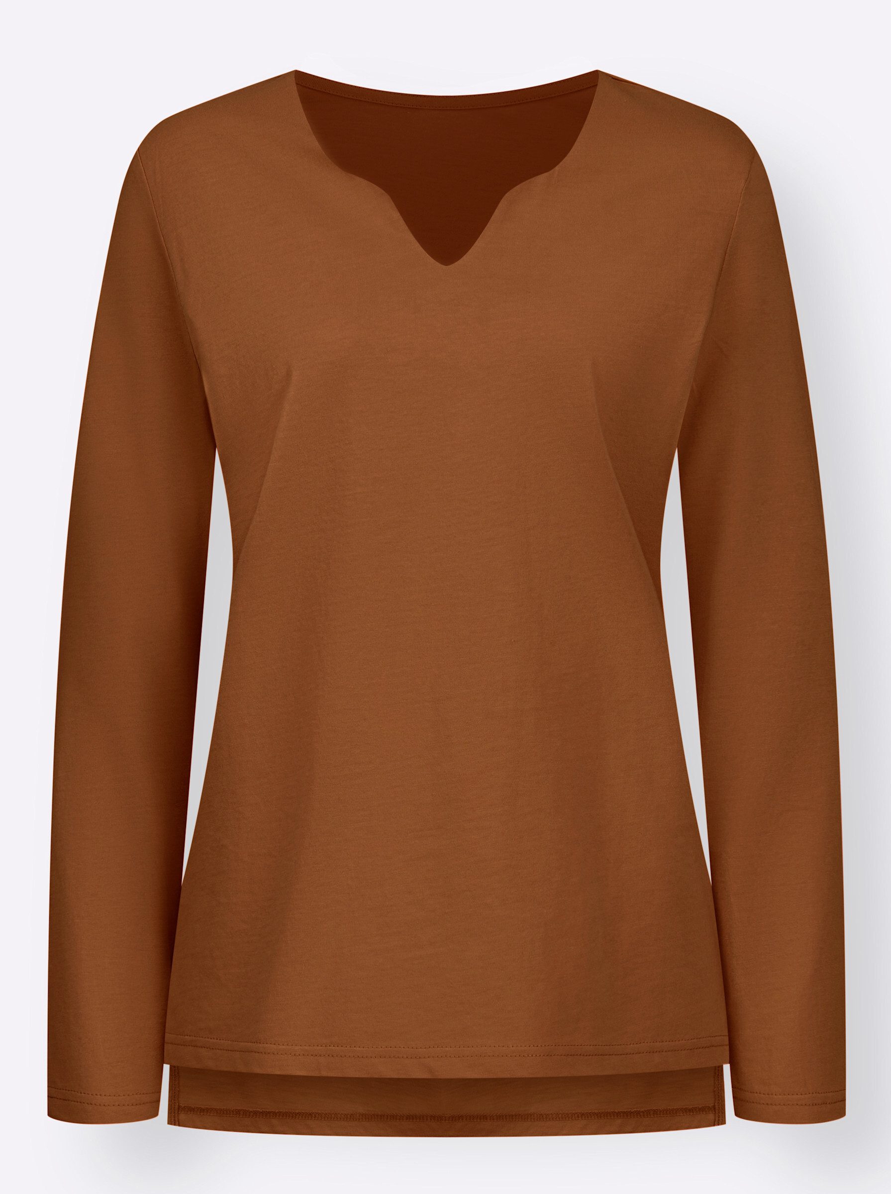 Sieh an! T-Shirt Langarm-Shirt Langarm