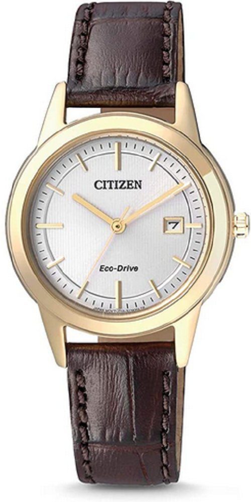 Citizen Solaruhr, Citizen Damen Solar Quarz Armbanduhr Eco-Drive -  FE1083-02A