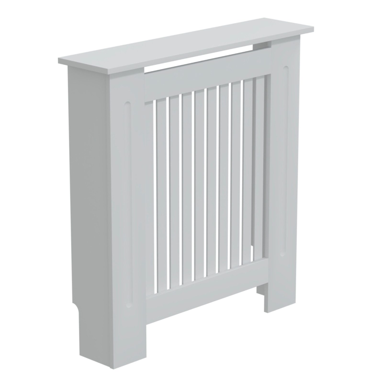 HAGO Heizungsverkleidung Heizungsabdeckung Holz 78x19x82cm Weiß Landhaus Re günstig online kaufen