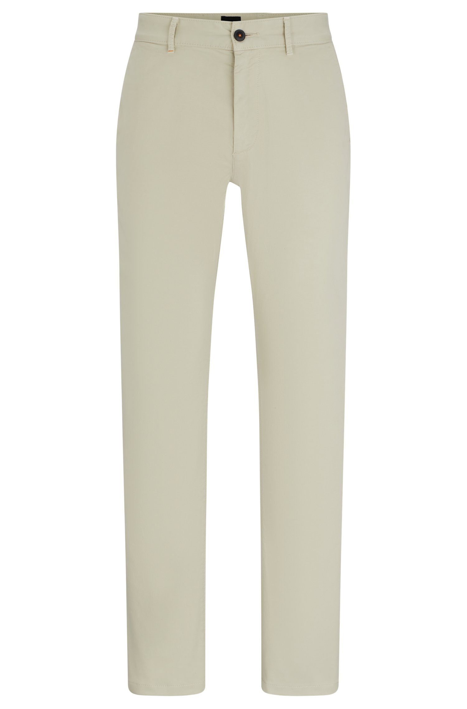 Light 271 Beige BOSS Gesäßtaschen Chinohose mit Chino_slim ORANGE