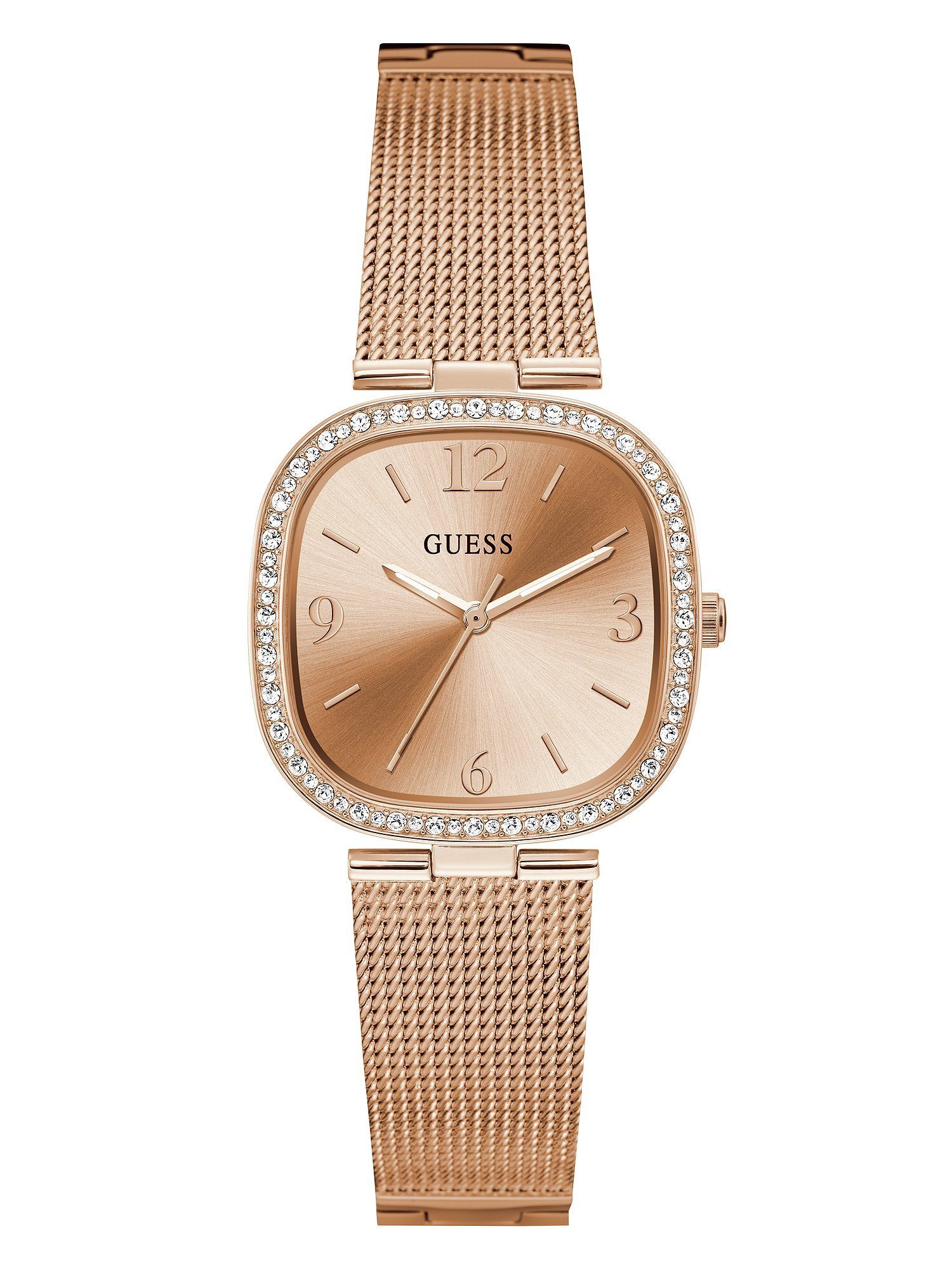 Quarzuhr Guess Damen-Uhren Analog Quarz