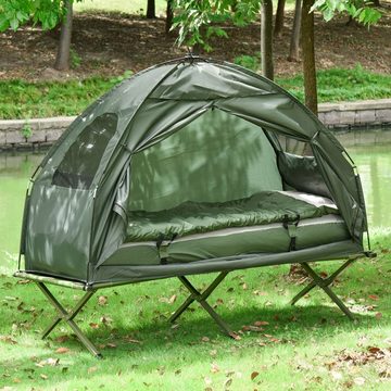 Outsunny Faltzelt Campingbett 4 in 1 Set