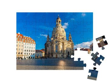 puzzleYOU Puzzle Frauenkirche in Dresden, Deutschland, 48 Puzzleteile, puzzleYOU-Kollektionen Dresden, Deutsche Städte