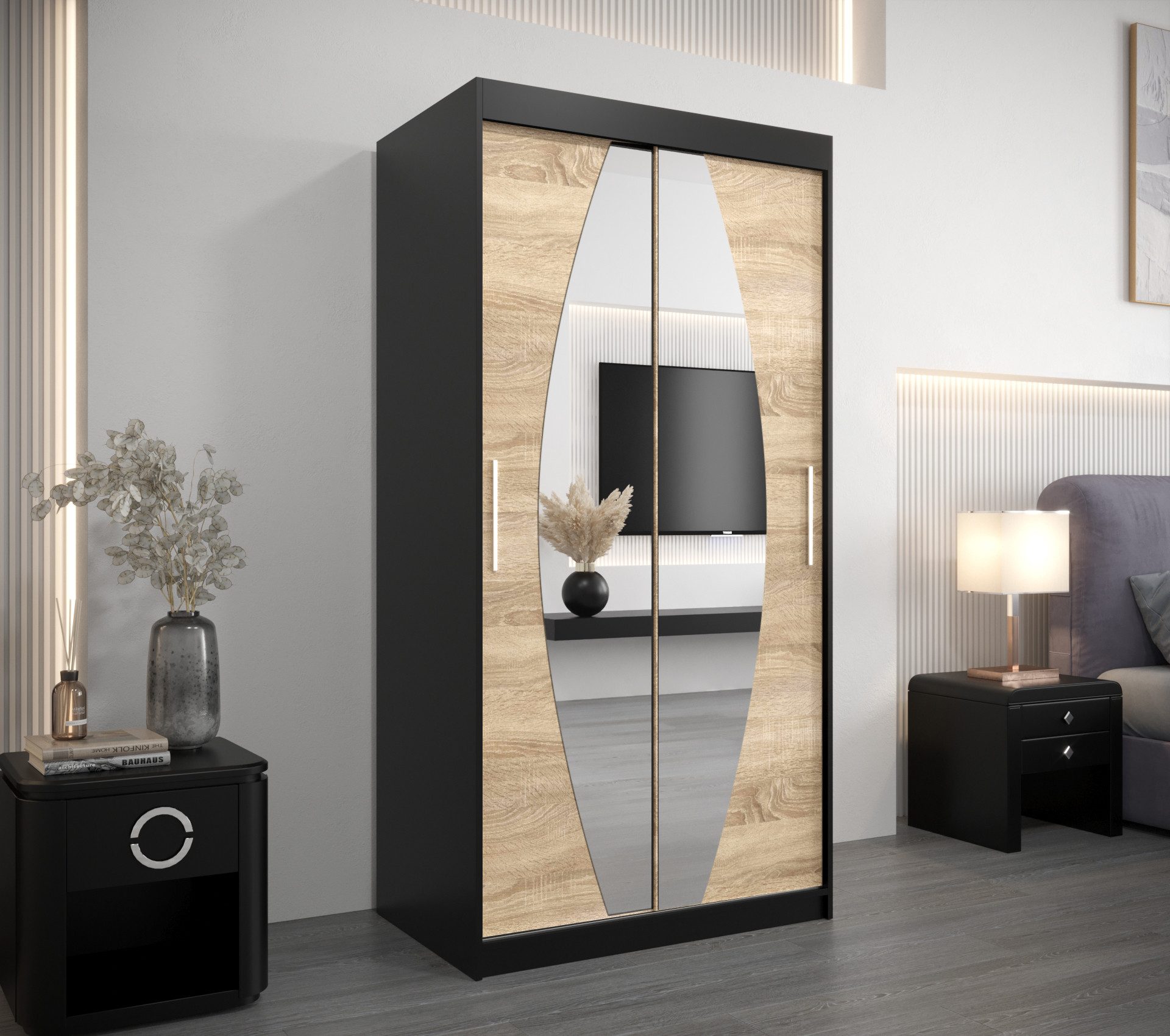 ABIKS MÖBEL Schwebetürenschrank ELYPSE Schlafzimmerschrank - günstig online kaufen