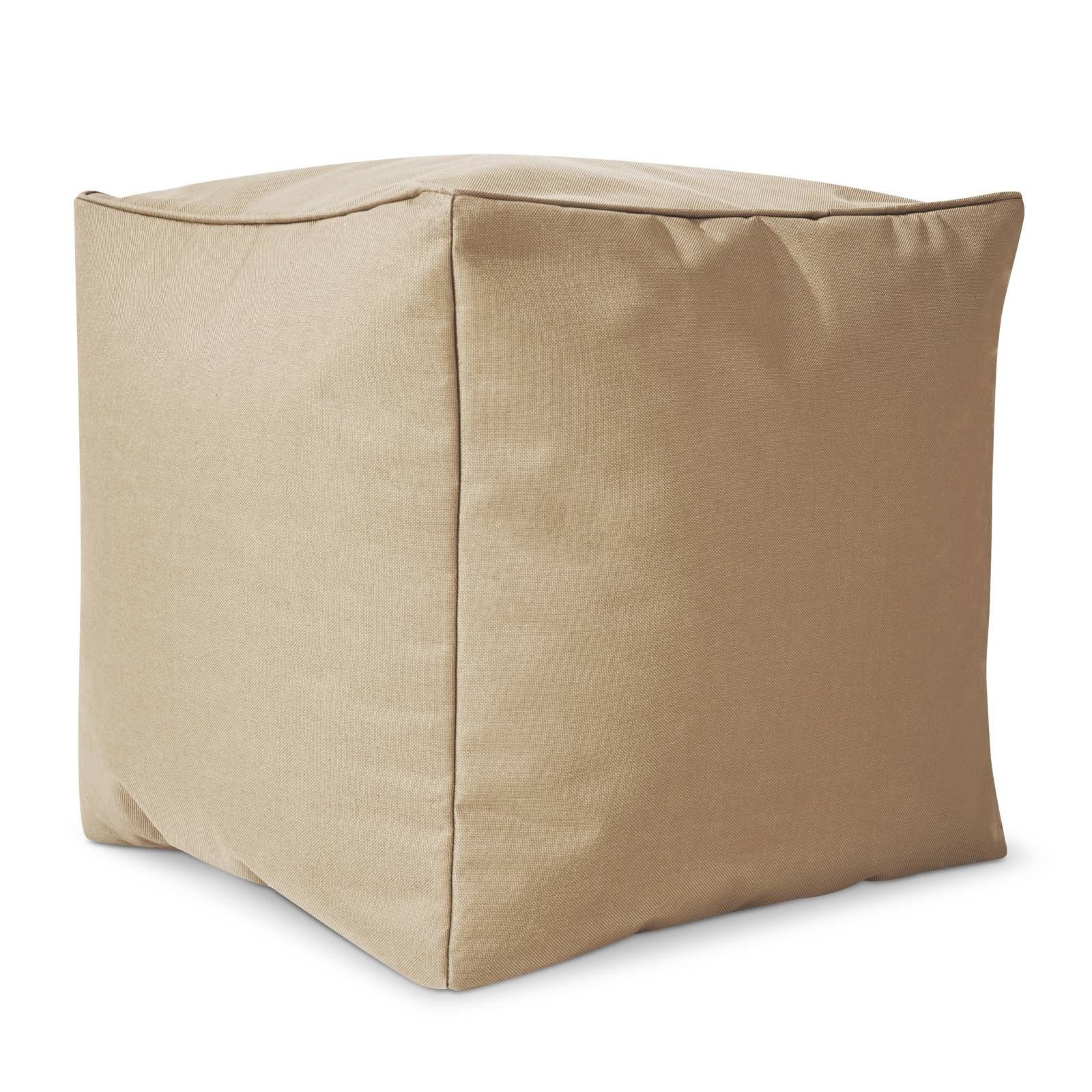 Green Bean Sitzsack Sitzsack-Hocker Pouf Cube 40x40x40cm (Hocker 40x40x40cm mit EPS-Perlen Füllung, Fußhocker Fußkissen Sitz-Pouf für Sitzsäcke), Bodenkissen für Kinder und Erwachsene - Sitzkissen Sitzhocker
