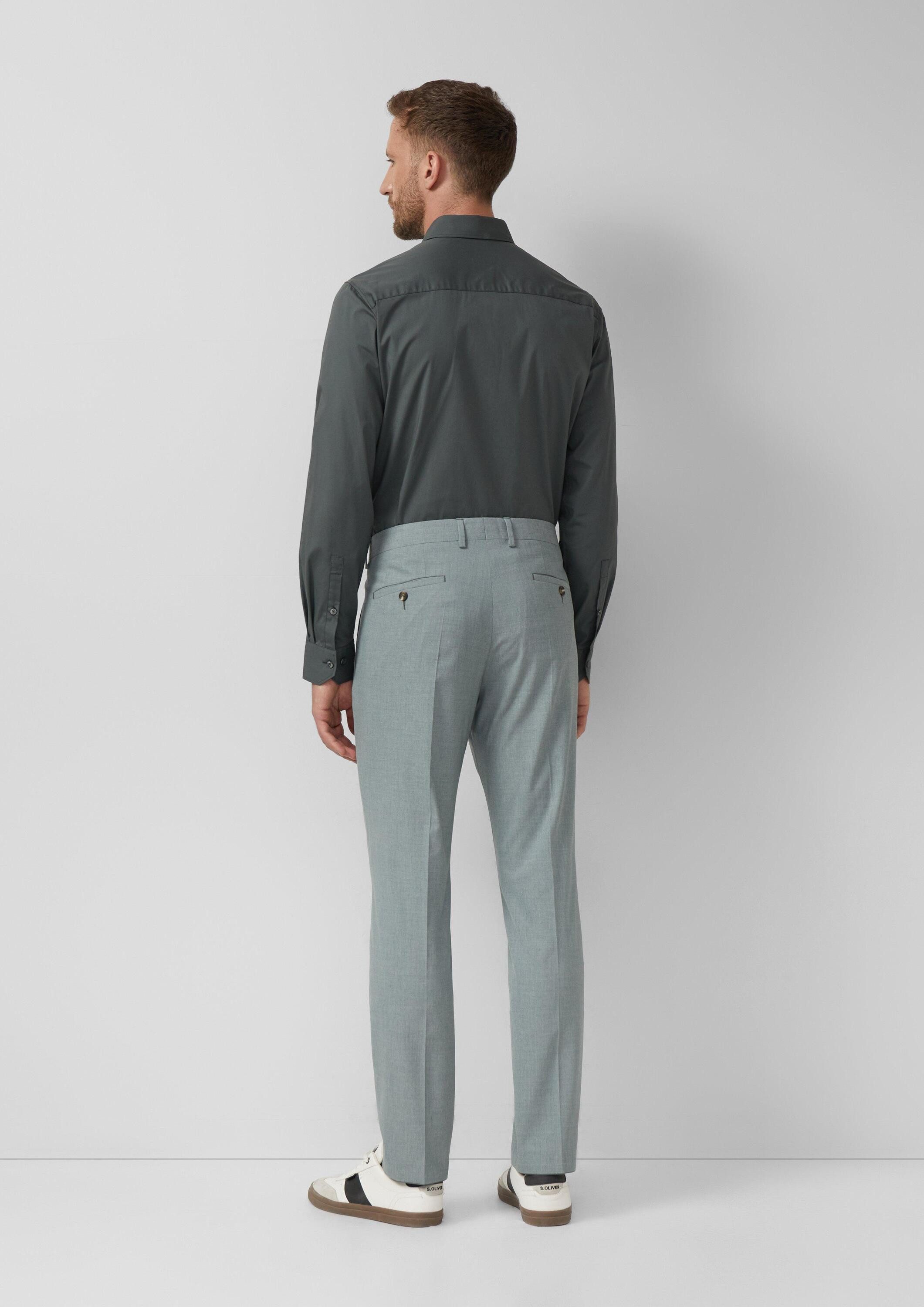 s.Oliver Chinos Hose S.OPURE s.O PURE: Anzughose mit feiner Webstruktur