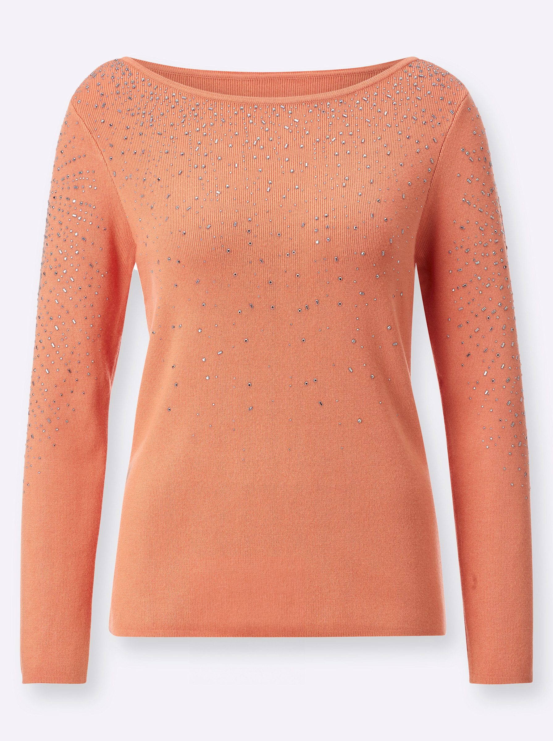 creation L Strickpullover Pullover Langarm Feinstrick