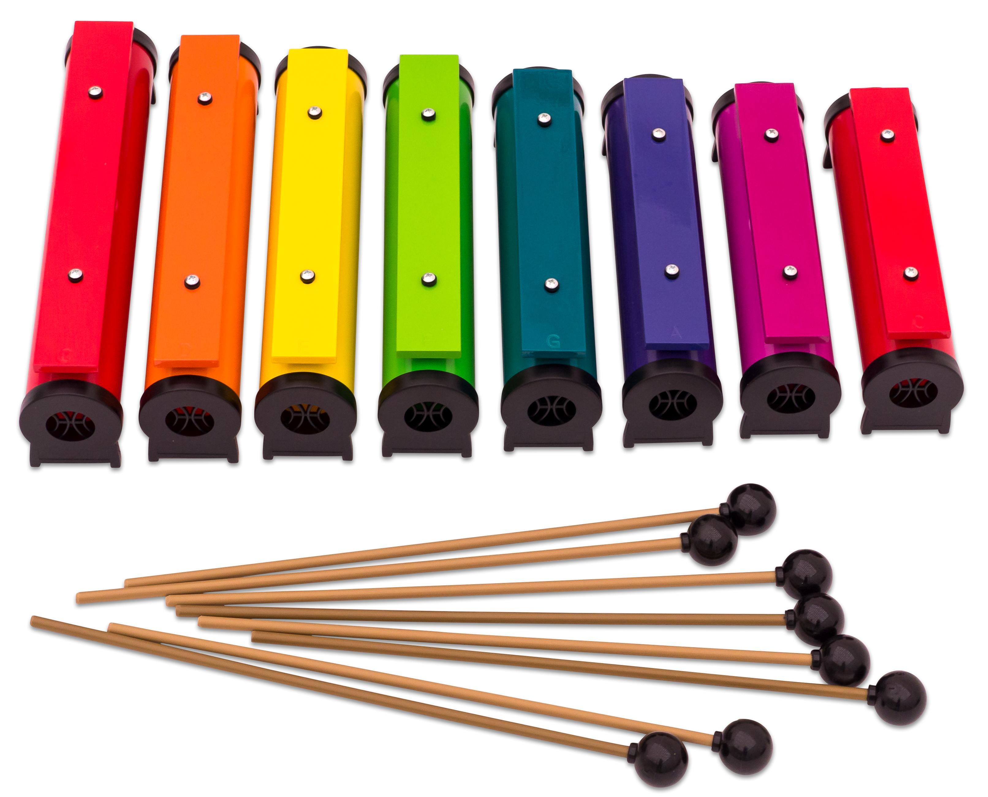 Betzold Klangröhren Farbige Round-Sound Tubes