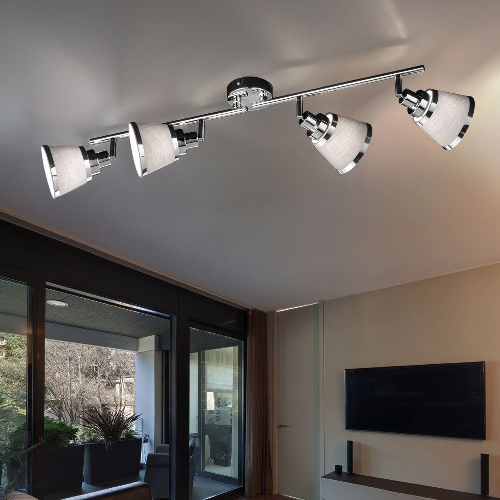 etc-shop LED Deckenspot, Leuchtmittel nicht inklusive, Deckenleuchte Deckenlampe Spotleiste Wohnzimmerlampe