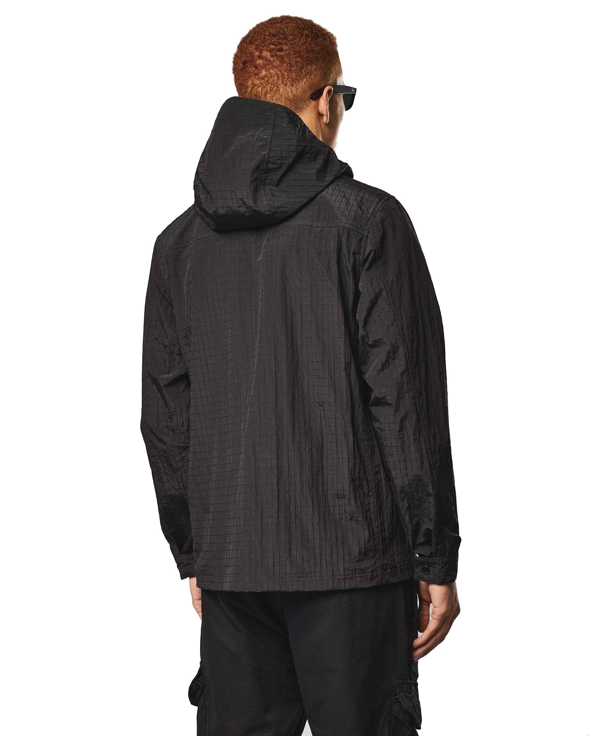 Weekend Offender Langjacke Jacke Weekend Offender Cotoca Nylon-Verzierungen an den Taschen und unter der Windschutzleiste