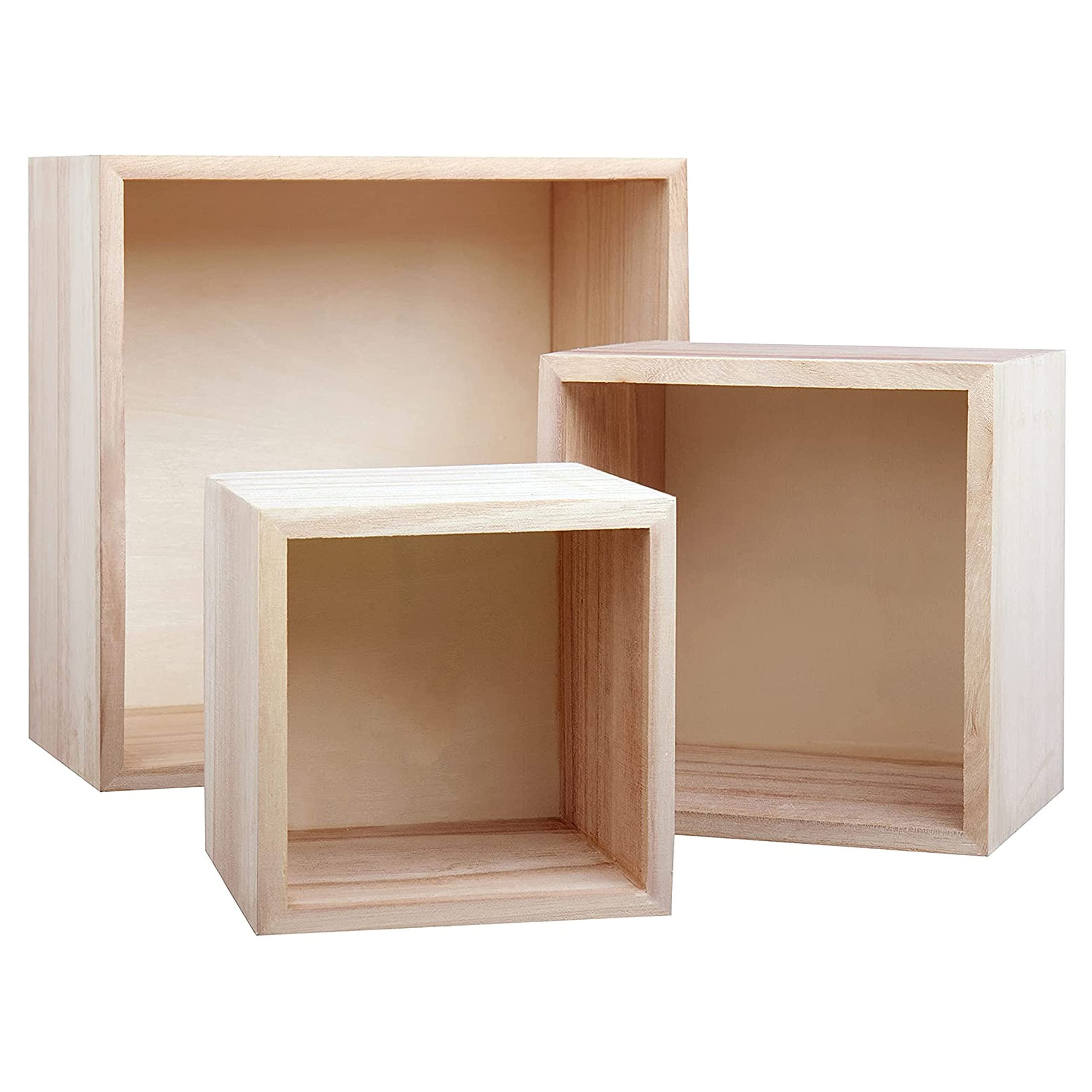 Aufbewahrungsbox Wooden Storage Boxes (Set of 3)