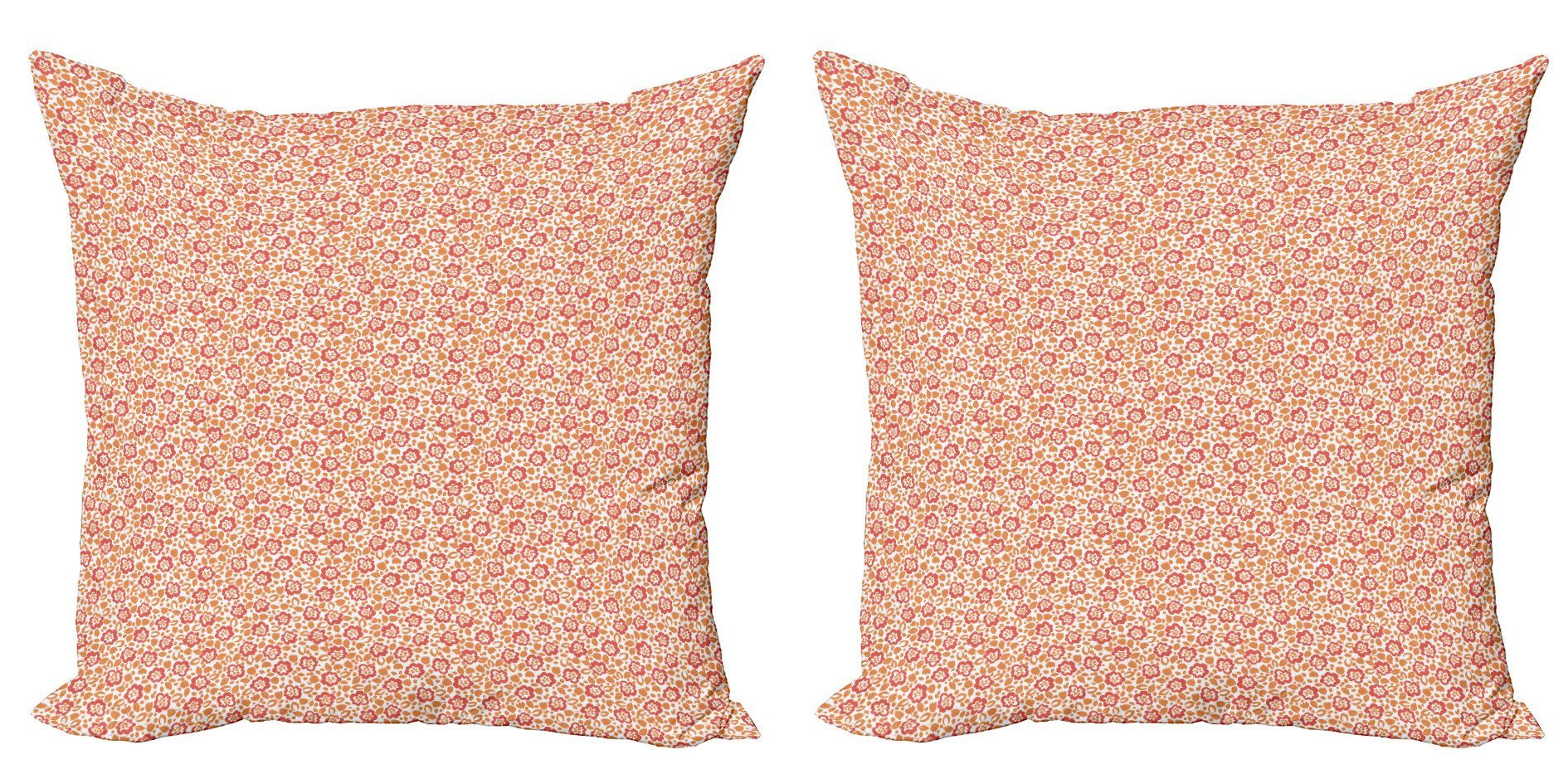 Kissenbezüge Modern Accent Doppelseitiger Digitaldruck, Abakuhaus (2 Stück), Blume Blüten und Blätter in Pastell