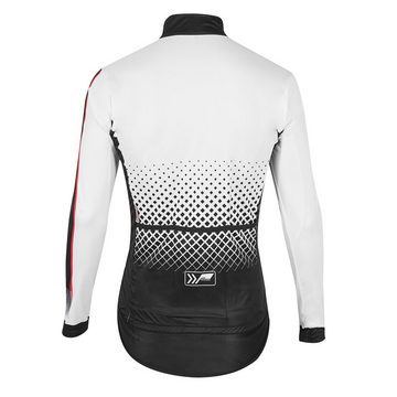 prolog cycling wear Funktionsjacke Fahrradjacke Herren Softshell „White Jacket Zero Wind & Water“