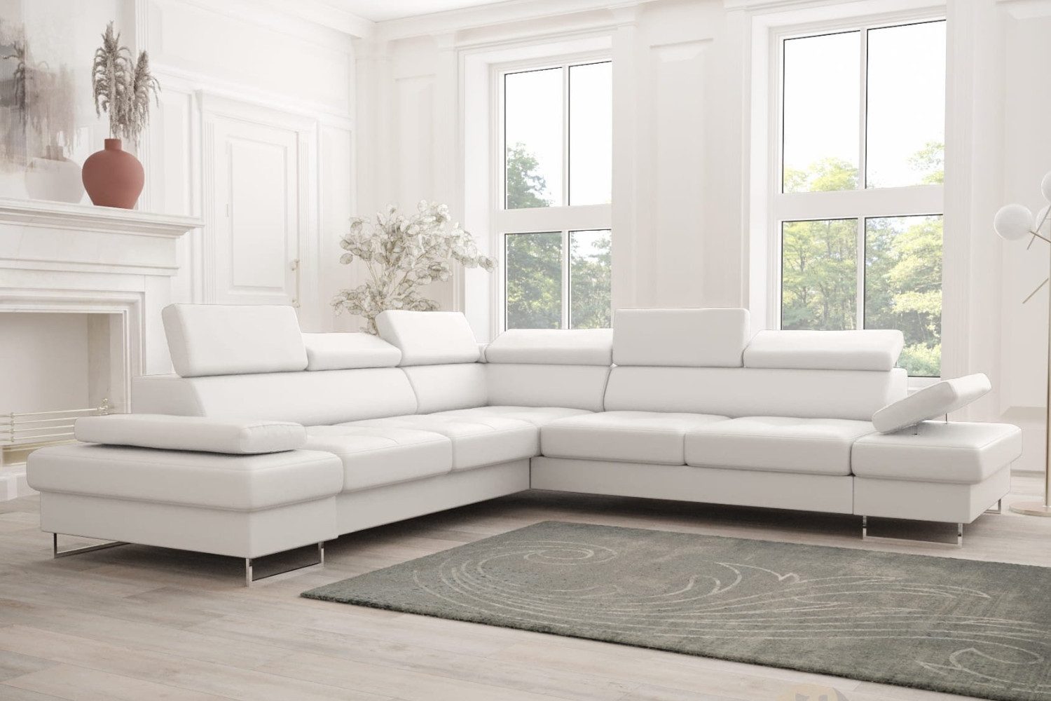 Friderik-EU Ecksofa Echtes Leder GALAXY MAX günstig online kaufen
