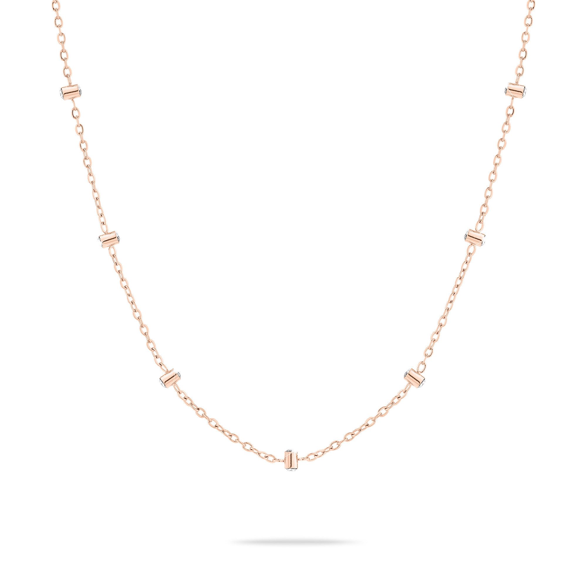 Tamaris Edelstahlkette Edelstahl rosa...