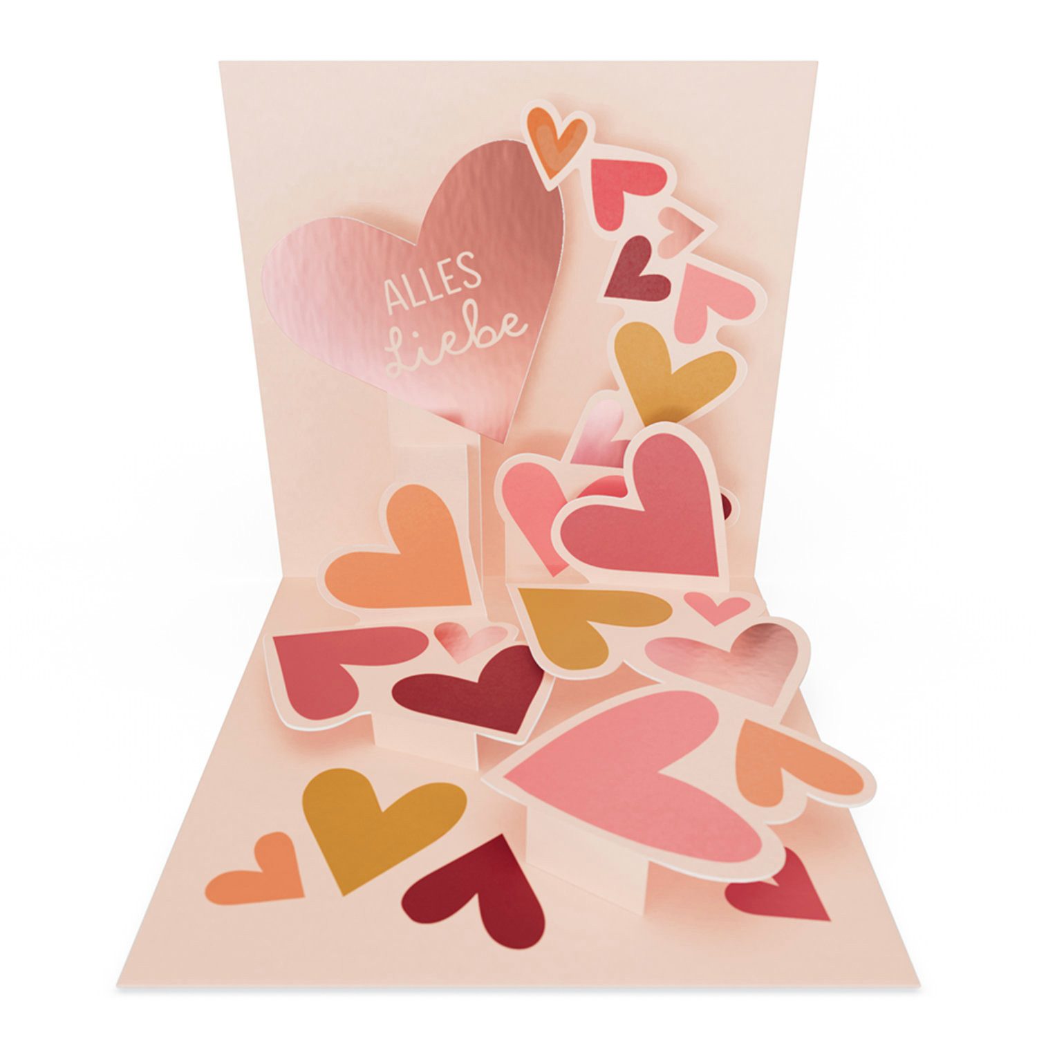 Grafik Werkstatt Glückwunschkarte Mini Pop-Up Karte Happy Birthday to you, 9 x 9 cm