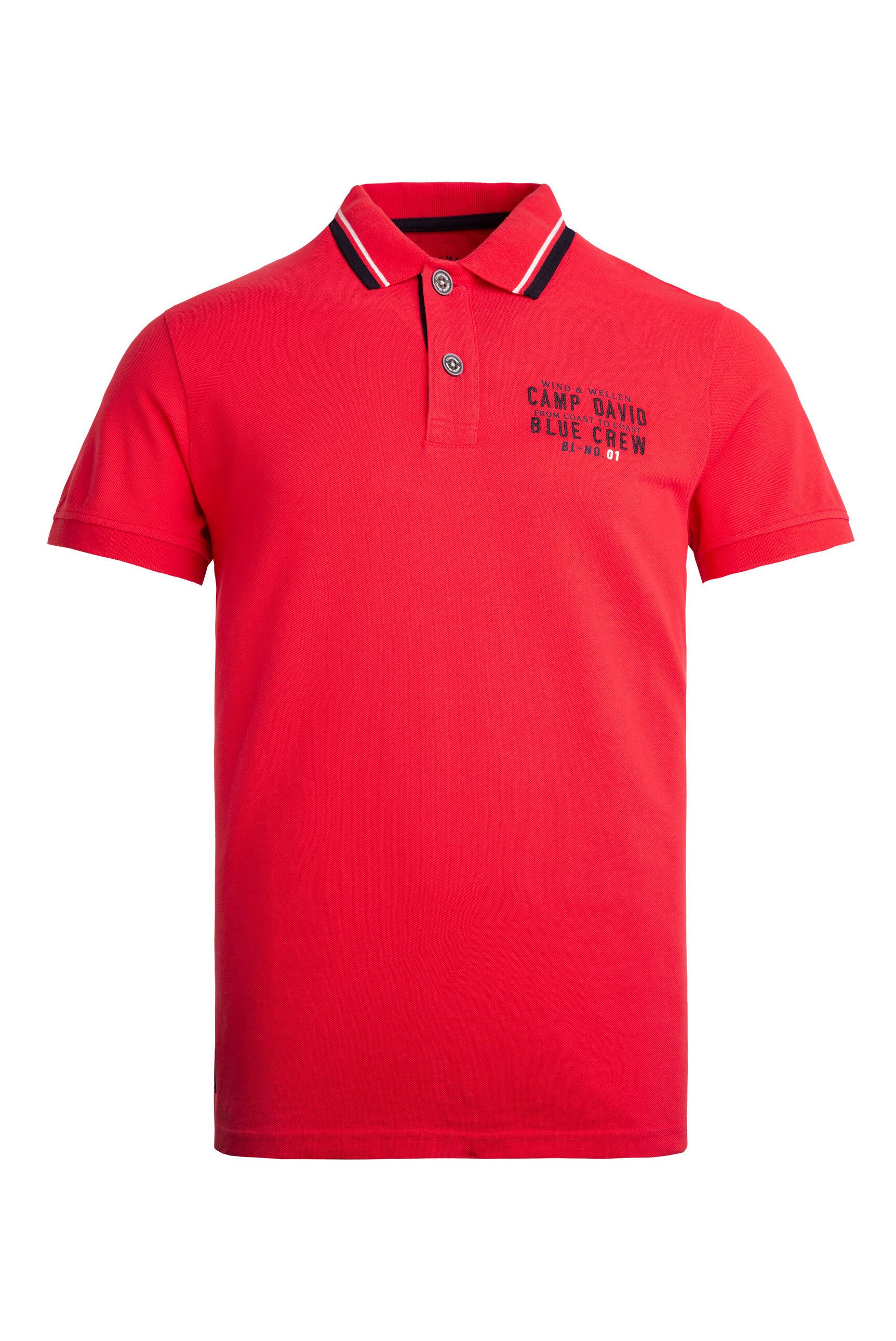 CAMP DAVID Poloshirt aus Baumwolle
