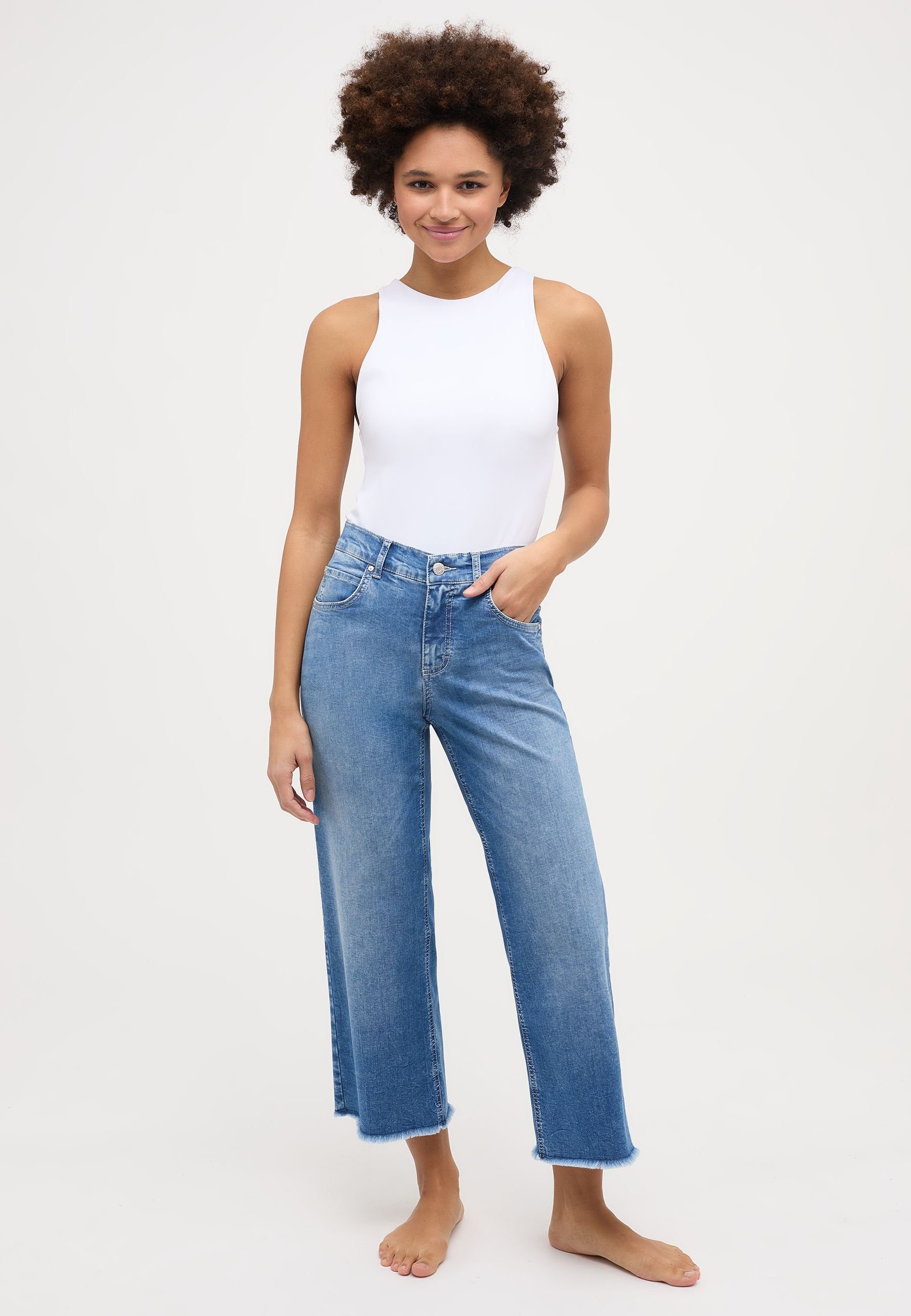 ANGELS 7/8-Jeans LINN FRINGE günstig online kaufen