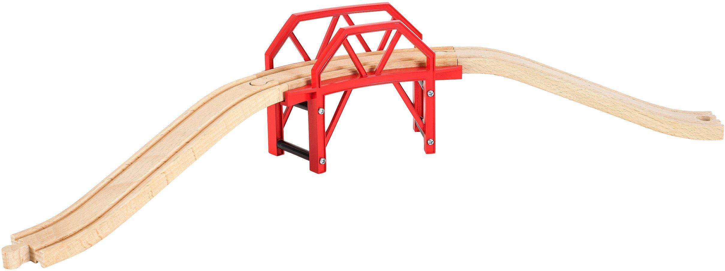 BRIO® Spielzeugeisenbahn-Brücke BRIO® WORLD, Bahnbrücke mit Auffahrten